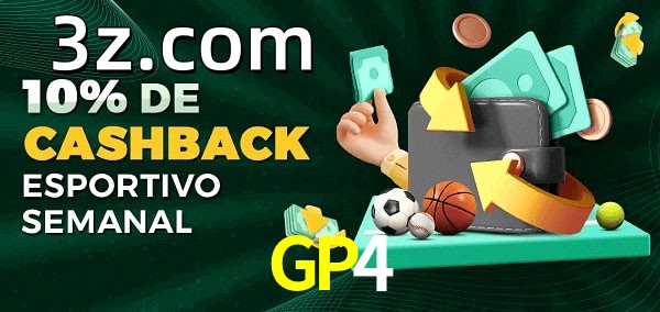 10% de bônus de cashback na GP4